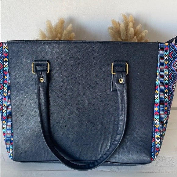 Frida Kahlo Colorful Patterned Tote Bag - Picture 5 of 6